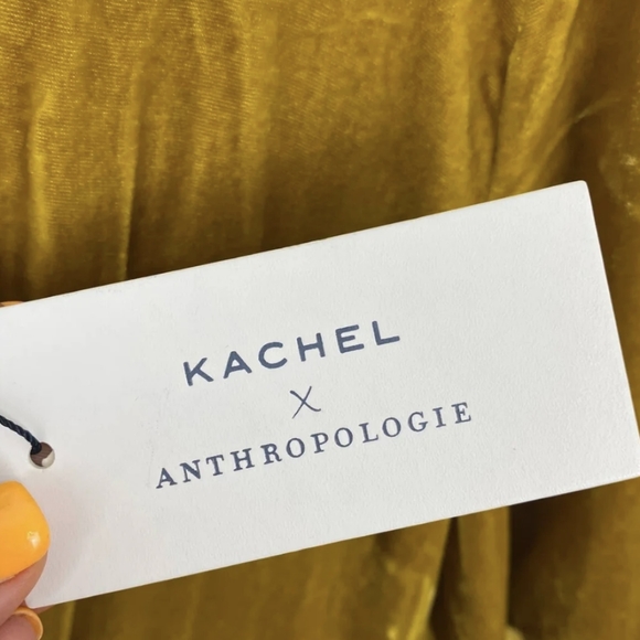 NWT Anthropologie x Katchel Velvet Midi - Picture 8 of 9